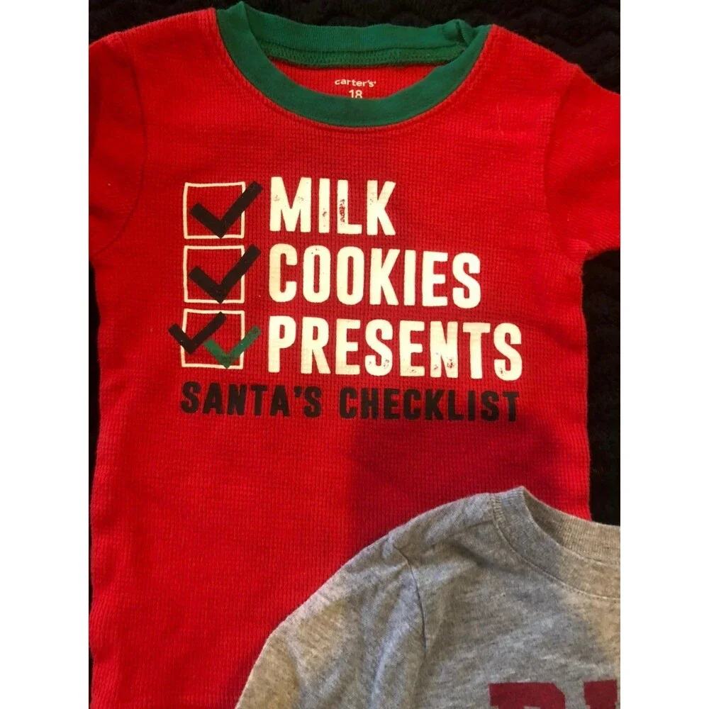 18 month 18m xmas christmas shirt lot